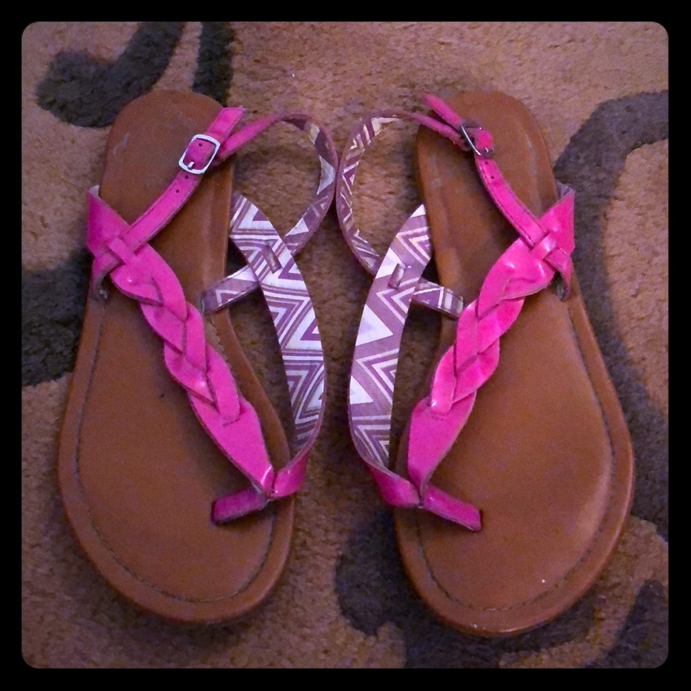Got pink sandals
